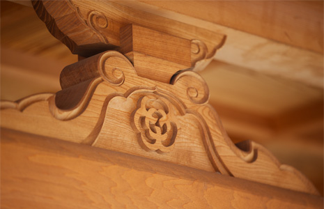 大福寺 書院玄関にある寺紋